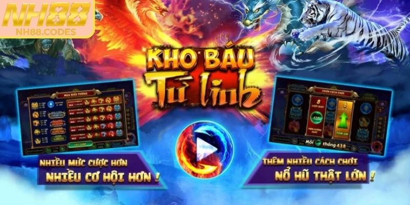 Kho Báu Tứ Linh NH88 - Game Đổi Thưởng Đình Đám 2025 3 Kinh nghiệm thu tiền từ kho báu tứ linh NH88