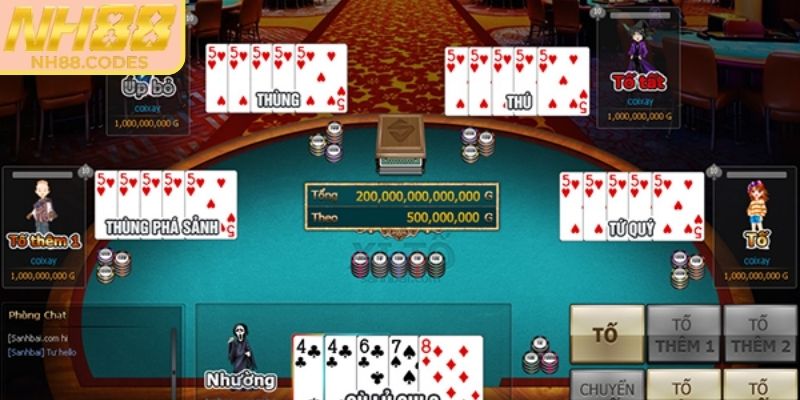 Xì Tố NH88 – Bài Chiến Thuật Đỉnh Cao Đầy Thử Thách 2 Luật chơi rõ ràng, vòng cược hấp dẫn trong Xì Tố NH88